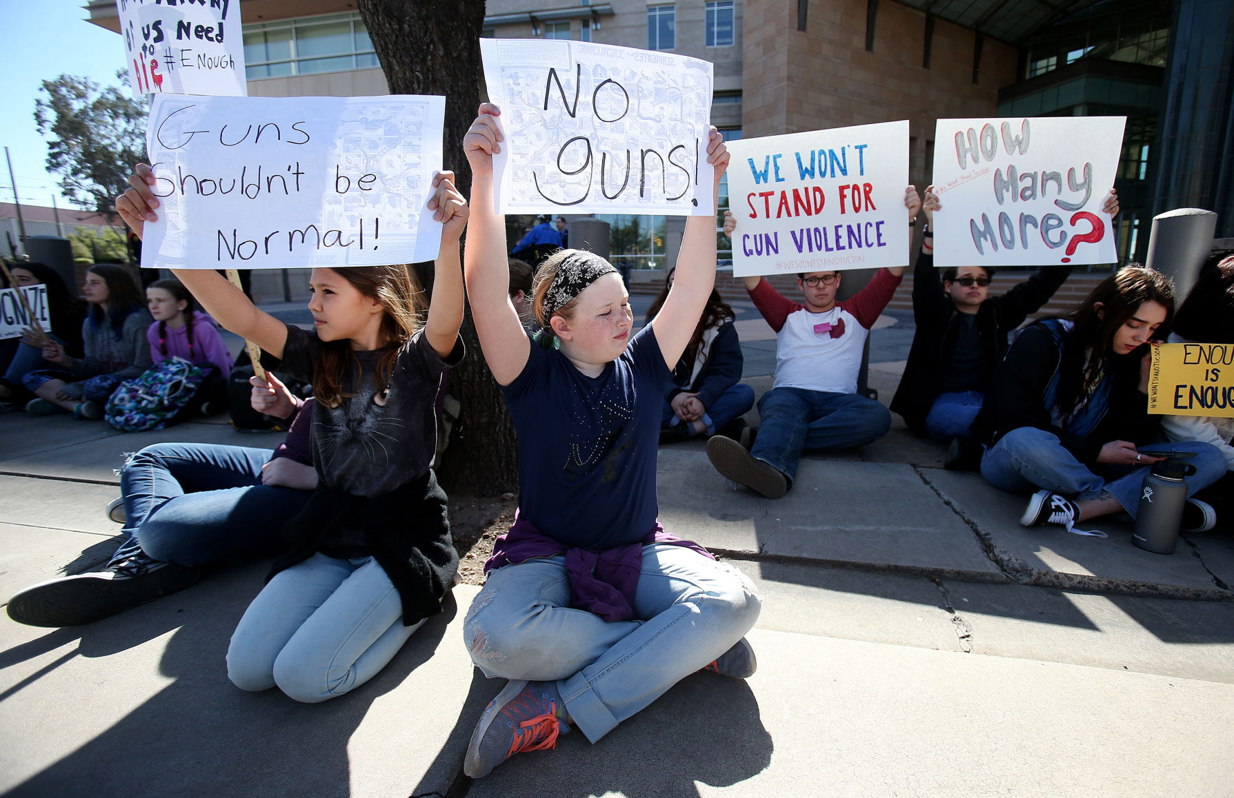 City High School students walkout in protest